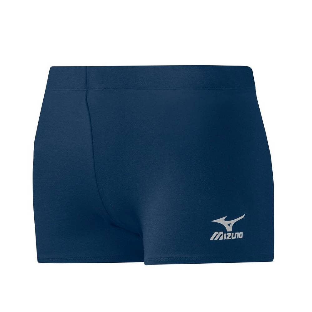 Pantalones Cortos Mizuno Vortex Hybrid Mujer Azul Marino Outlet XJOB-17059